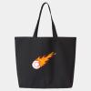 Jumbo Recycled Midweight Gusseted Canvas Tote Thumbnail